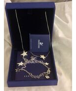 Authentic SWAROVSKI Crystal Stars Necklace And Charm Bracelet Set NEW - $138.31 CAD