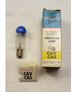 Vintage Sylvania Projector Lamp Blue Top Bulb CAV CAS NOS 2-a - $49.49