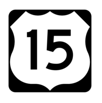 US Route 15 Sticker R1883 Highway Sign Road Sign - $1.45+