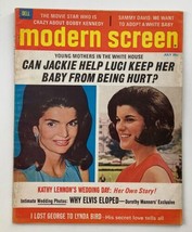 VTG Modern Screen Magazine July 1967 Jackie Kennedy and Luci Johnson No Label - £11.52 GBP