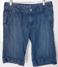 Big Star Blue Denim Bermuda Shorts Size 28 - £23.50 GBP