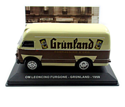Om Leoncino Van Grunland (Furgone) Year 1959 Altaya 1:43 Diecast Van Model - £37.71 GBP