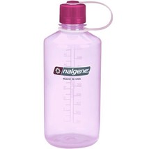 Nalgene Sustain 32oz Narrow Mouth Bottle (Cosmo Pink) Recycled Reusable - £12.46 GBP