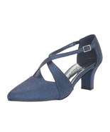 Easy Street Women&#39;s Elegance Pump by Easy Street in Navy Glitter (Size 1... - $61.54 CAD