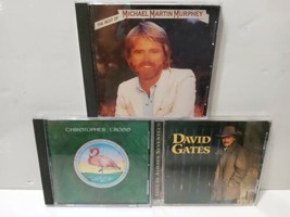 3 CD Lot Collection Assorted Christopher Cross David Gates Michael Murphey - £16.02 GBP