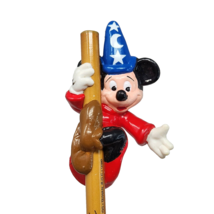 VINTAGE 1990 FANTASIA PENCIL W/ MICKEY MOUSE TOPPER APPLAUSE UNUSED DISNEY - £11.21 GBP