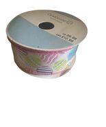 1-1/2" Easter Egg Wire Edge Ribbon NEW 30 ft. Spool - $1.73