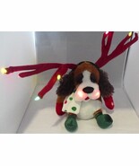 Dan Dee Singing &amp; Big Lighted Antlers Christmas Jingle Bells 20&quot; Tall - €28,76 EUR