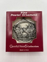 1986 Pewter Come Let Us Adore Him Ornament - £11.70 GBP