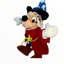 Sorcerer Mickey Mouse Plush NWT Vintage Disney Parks Toy Fantasia - $17.28
