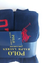 Polo Ralph Lauren Men&#39;s Blue Navy Classic Sport Crew Sock 6-Pack (10-13) - £19.77 GBP