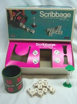 Vintage 1968 E S Lowe SCRIBBAGE Game Complete Scrabble Crossword Spellin... - $365.18 MXN