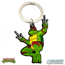 Leaping Raphael Teenage Mutant Ninja Turtles Keychain Green - £16.45 GBP
