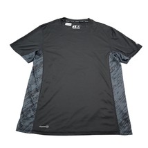 Russell Athletic Shirt Mens M Black Stretch Workout Training-Fit Tee - $18.69