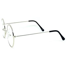 CLASSIC VINTAGE RETRO Style Clear Lens EYE GLASSES Small Silver Fashion ... - £10.07 GBP