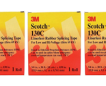 3M Scotch Splicing Tape Electrical Linerless Rubber 3/4 Inch x 30 Ft 3 Pack - £53.08 GBP