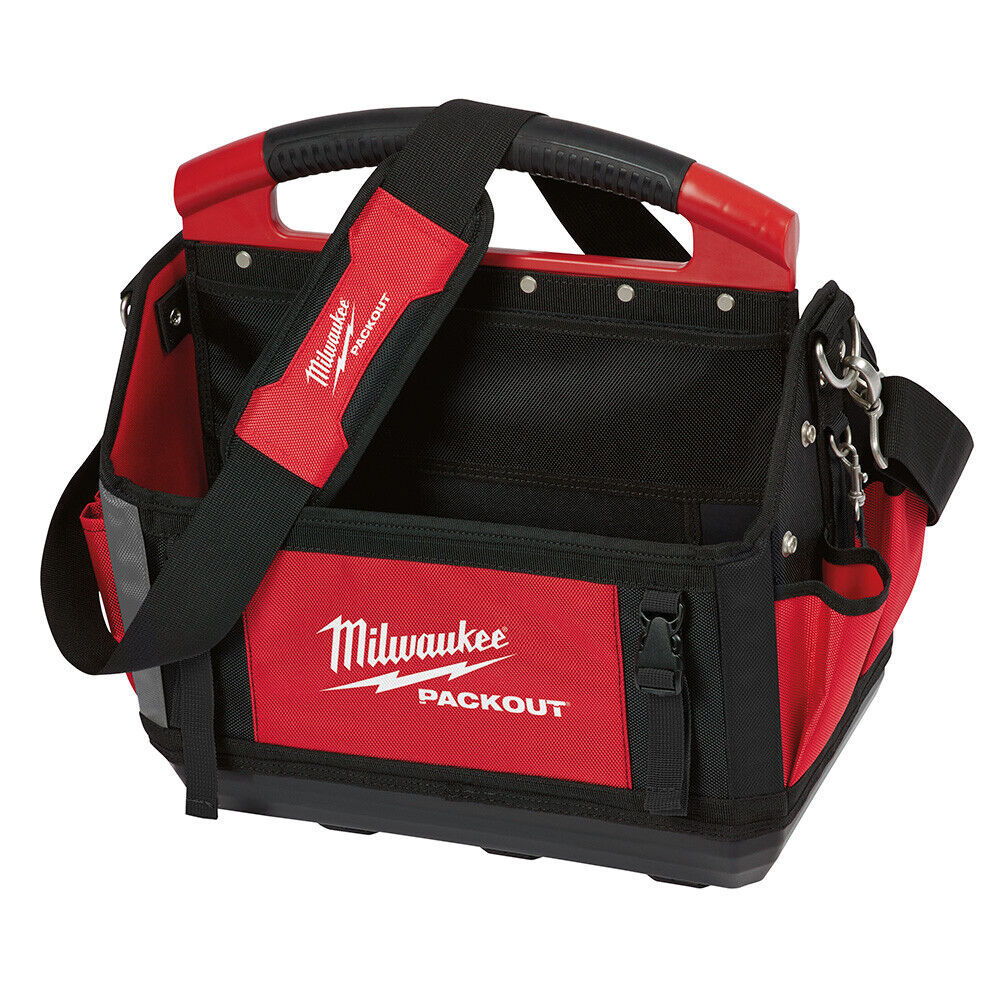 Milwaukee 48-22-8315 15" PACKOUT Storage Tote, 32 Total Pockets Metal Tape Clip - $165.99