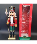 Large Kurt S. Adler 20&quot; Wooden Christmas Holiday Nutcracker King Soldier... - $80.87 CAD