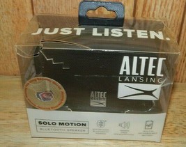 Altec Lansing IMW120-BLK  Solo Motion Portable Bluetooth Speaker NEW - £10.87 GBP