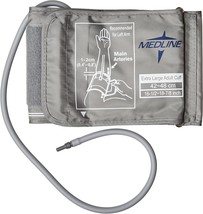 Medline Blood Pressure Cuff, XL Adult, Fits Arms 42 to 48 cm, Grey - £41.55 GBP