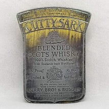 Vintage Belt Buckle Cutty Sark Blended Scots Scotland Whisky Berry Bros &amp; Rudd - £21.91 GBP