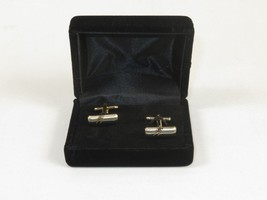 Men J.Valintin Cufflinks by Vitorofolo for French Cuff Shirt V29-44 Silver Gold image 2