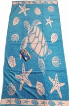 Boardwalk Velour Beach Towel India Very Soft 32”X 64” 6 Different Designs - $17.81