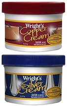 Wright&#39;s Silver Cream Polish &amp; Copper Cream Polish, Combo Pack of 2 - 8 ... - £35.19 GBP