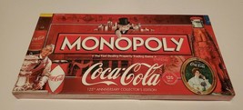 new sealed Monopoly Coca-Cola 125th Anniversary Collector&#39;s Edition 2010... - £90.05 GBP