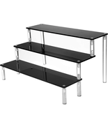 3 Tier Black Acrylic Display Riser Cupcake Stand Display Shelf for Decor... - $294.48 MXN