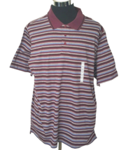 NEW with Tags Junction West Polo Shirt Men&#39;s Size Large  Multicolor Striped - £15.76 GBP