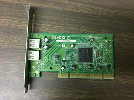 Adaptec AUA-2000C 2-Port USB PCI Card Expansion for PC Computer Desktop - $34.65