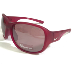 Nike Sunglasses EXHALE EV0816 538 Matte Red Square Frames w red Lenses 60-15-125 - £41.05 GBP