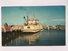  vintage POSTCARD unposted ✉️ HARBOR AT TANGIER ISLAND boat from Crisfie... - £1.94 GBP