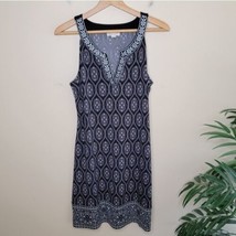 Stitch Fix Magnolia Grace | Alhambra Embroidered Trim Knit Dress Medium - £27.01 GBP