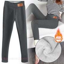 Women&#39;s Winter Sherpa Fleece Lined Leggings Thick Cashmere Warm Thermal Pants - £16.53 GBP+