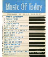 MUSIC OF TODAY 1961 Edition 39 Vintage Music / Song Book John Kennedy  327a - $6.95