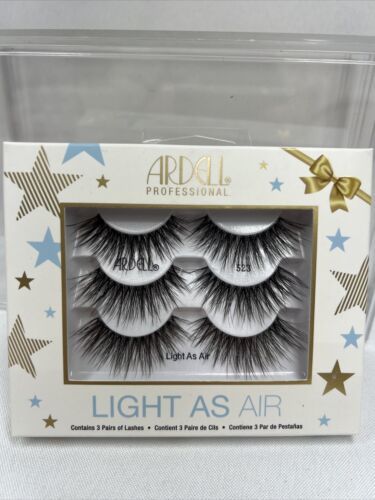 ARDELL HOLIDAY LIGHT AS AIR 523 3 Pair Long Layered Whispie Gift Set COM... - $5.66