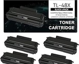 Black Toner Cartridge | 4 Pack Tl48X Compatible With Pantum M118Dw M29Dw... - $352.99