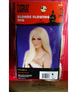 Halloween Wig Long Blonde Head Accessory OSFM Costume Prop New Fashion H... - £7.42 GBP