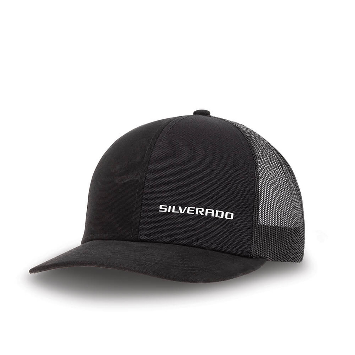 Chevrolet Silverado Black Camo Camouflage Mesh Hat - $29.99