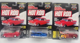 RACING CHAMPIONS HOT ROD MAGAZINE CUSTOM FORDS LOT OF 3 DIE CAST 1:62 NE... - $12.63