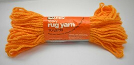 Vintage Caron Acrilan Acrylic Heavy Rug Yarn - 1 Skein Color Peach #0009 - $6.60