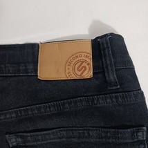 Second Image Women's Black Denim Skinny Jeans Mid Rise Size 28 (30×31.5) image 3