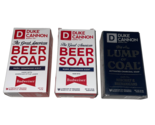 3 Pk Duke Cannon The Great American BEER SOAP Budweiser &amp; Lump of Coal L... - $29.99