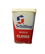 Vintage Schilling Whole Cloves Seasoning Spice Container Estate Find - $368.20 MXN