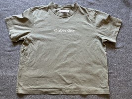 Calvin Klein Green T-Shirt Size L/G Made in Pakistan - New Without Tags - £9.19 GBP