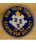 Vintage BSA Boy Scout Patch 1969 Run Your Town Scatacook District CT - $9.89