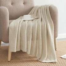 Bed Throw Acrylic Chunky Knitted Throw Blanket - £27.17 GBP