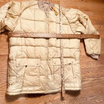 NEW With Tags Down Puffer Jacket Banana Cream Size 2XL Delf Wear Vtg Y2K... - £21.17 GBP